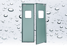 高温・多湿環境下に耐えられるスイングドア！ エコスイングのご紹介