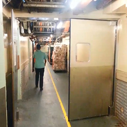 Backroom corridor at Commercial Building